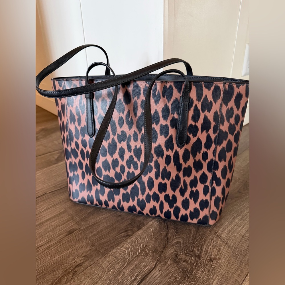 Kate Spade Schuyler Spotted Animal Print Medium Tote - Picture 4 of 15